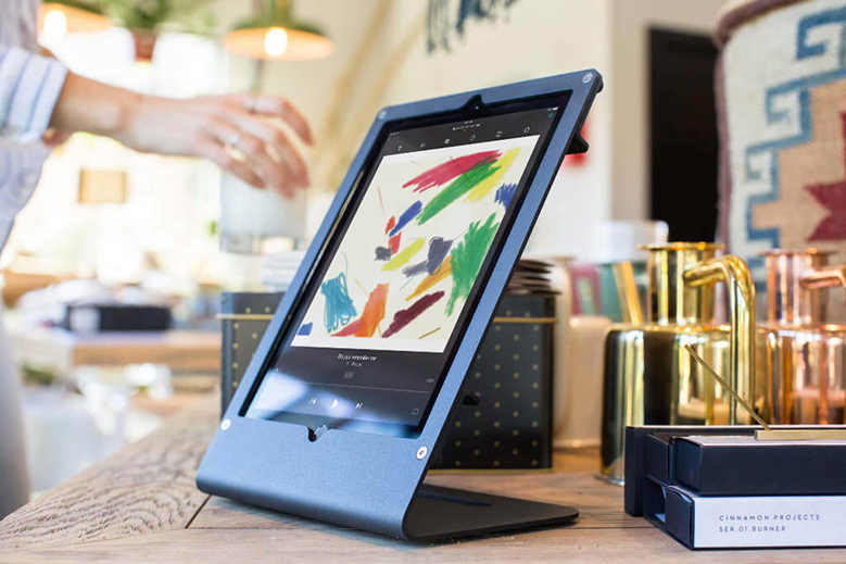Tablet Stand Portrait for iPad Air & iPad Pro on desk 1