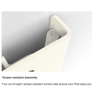 Wall Mount with POE for iPad Air and iPad Pro Tamper Resistant