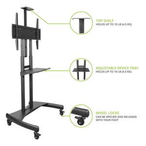 Mobile TV Stand Cart T81 Details